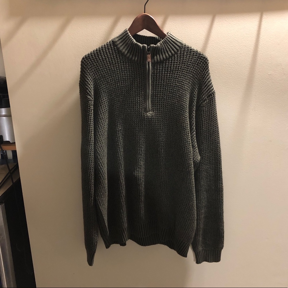 MADAWASKA QUARTER ZIP SWEATER